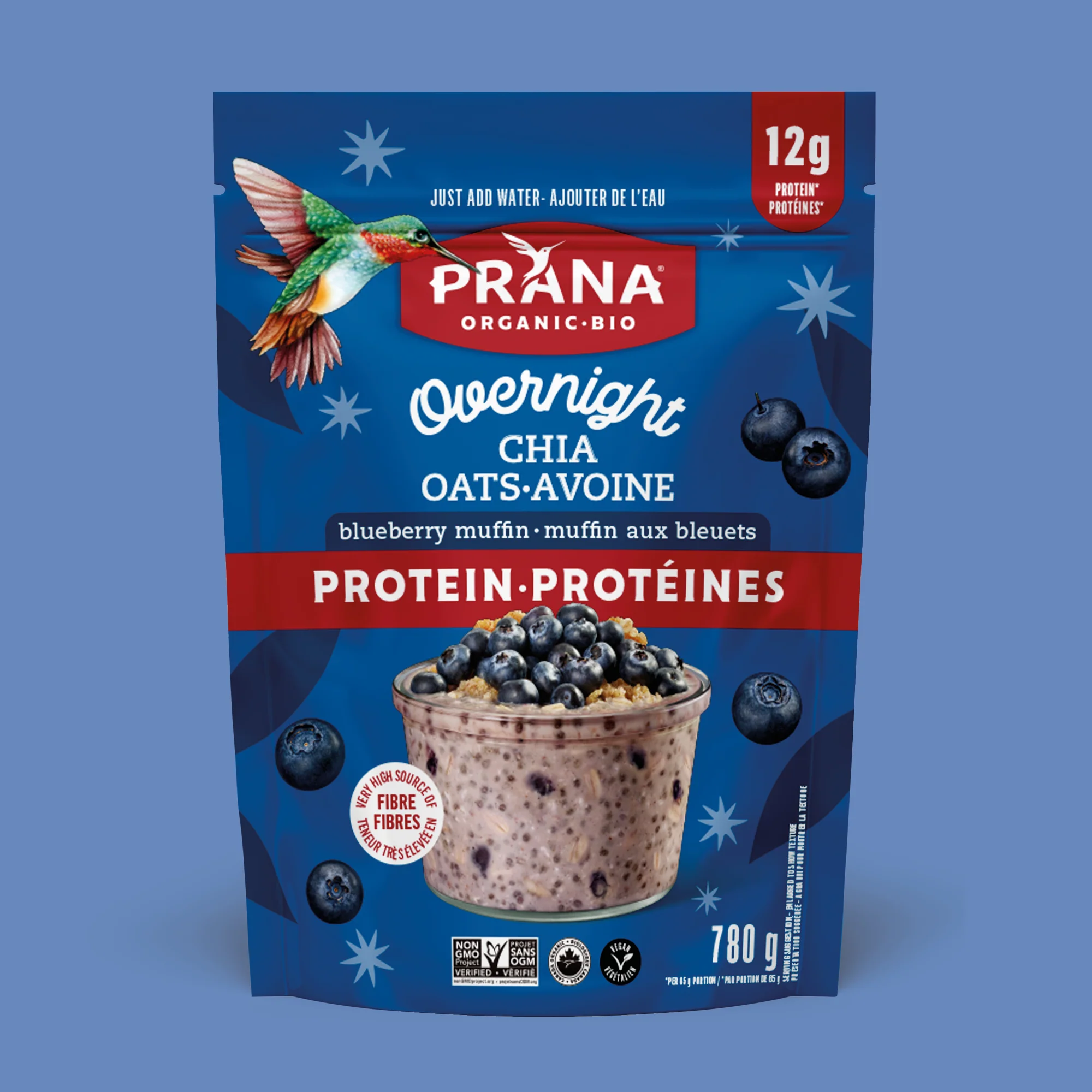 Chialove Protein –  Overnight Chia Oats Blueberry Muffin - Image 6