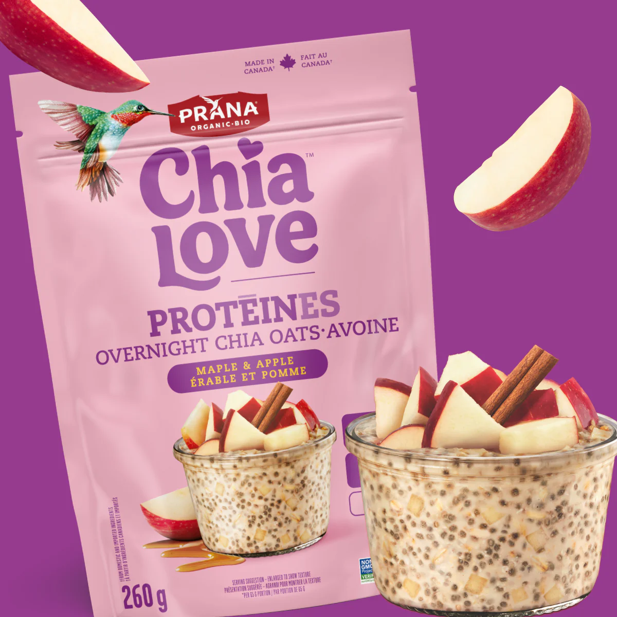 Chialove Protein - Overnight Chia Oats Maple & Apple