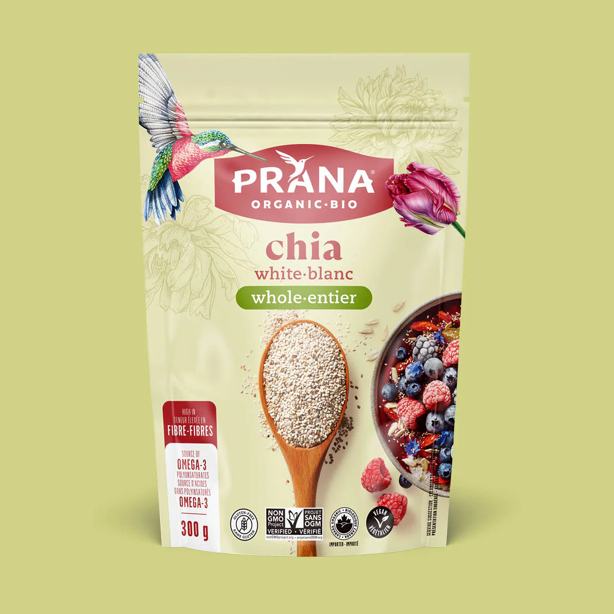 Organic Whole White Chia Seeds - Image 2